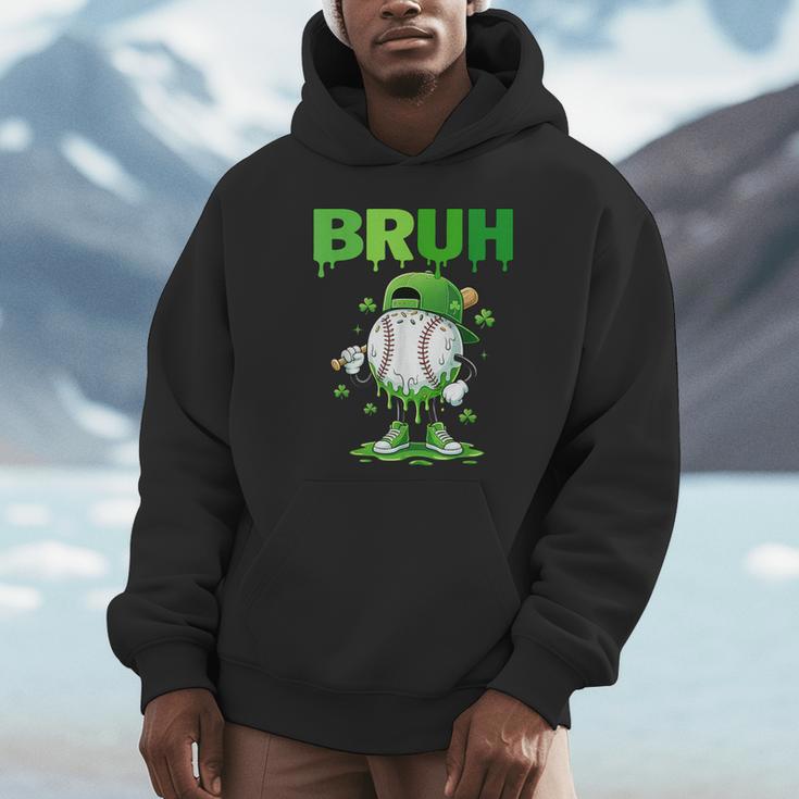 Baseball Bruh Drip Ice Cream Youth Boy St Patricks Day Unisex Hoodie Baseball Bruh Drip Ice Cream Youth Boy St Patricks Day Unisex Hoodie