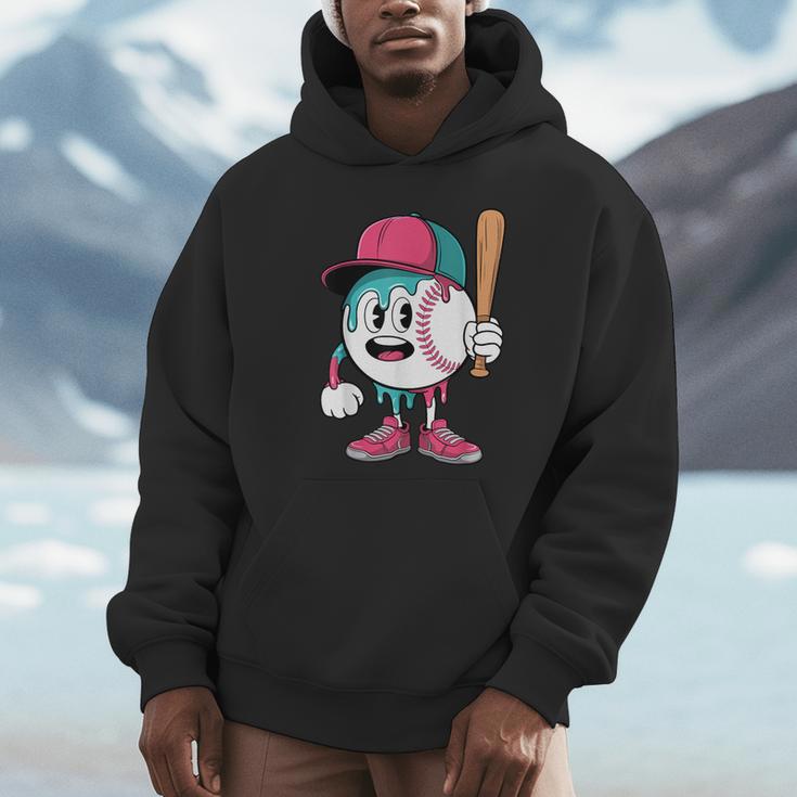 Baseball Drip Boys Ice Cream Youth Unisex Hoodie
