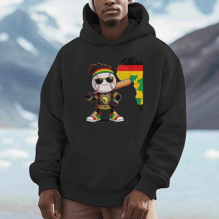Baseball Drip Ice Cream Boys Youth Kids History Month Unisex Hoodie Baseball Drip Ice Cream Boys Youth Kids History Month Unisex Hoodie