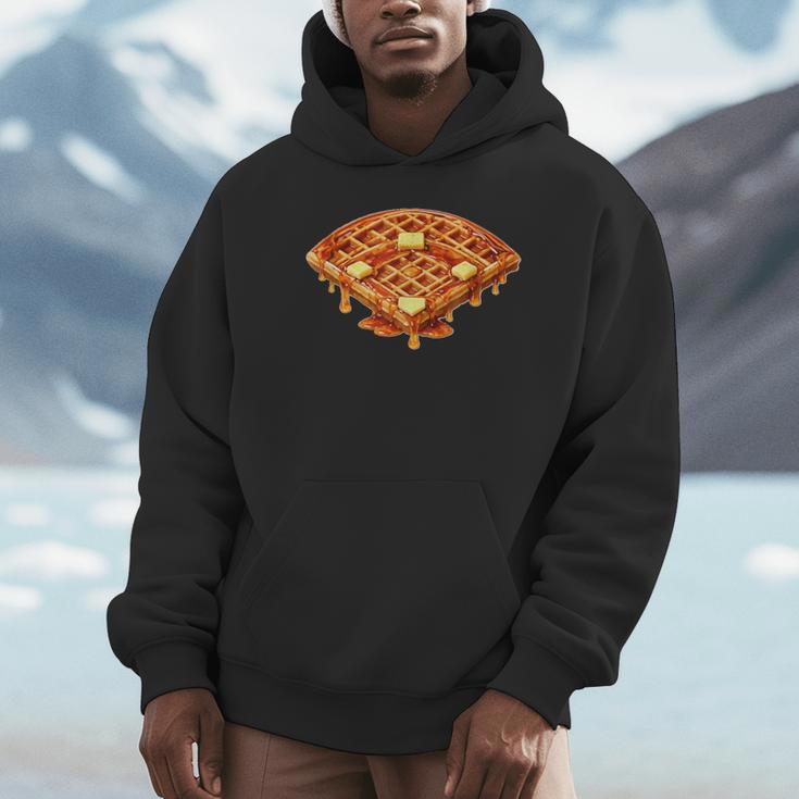 Baseball Dripping Waffle Field Unisex Hoodie
