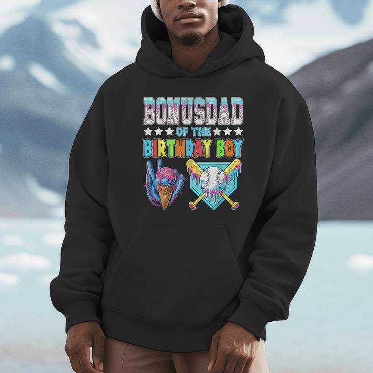 Baseball Ice Cream Drip Bonus Dad Of The Birthday Boy Unisex Hoodie Baseball Ice Cream Drip Bonus Dad Of The Birthday Boy Unisex Hoodie