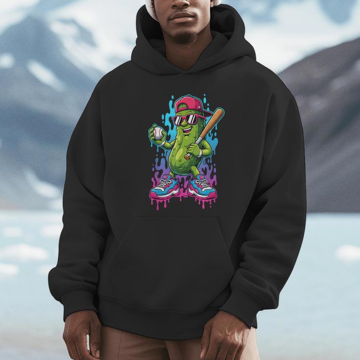 Baseball Ice Cream Drip Boys And Girls Batter Game Day Unisex Hoodie Baseball Ice Cream Drip Boys And Girls Batter Game Day Unisex Hoodie