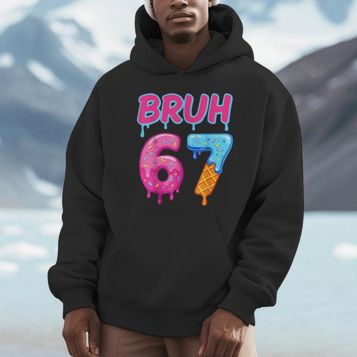 Baseball Ice Cream Drip Number 67 Player Or 67th Birthday Unisex Hoodie Baseball Ice Cream Drip Number 67 Player Or 67th Birthday Unisex Hoodie