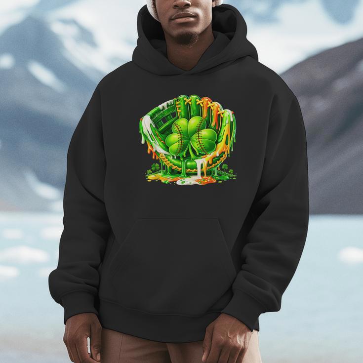 Baseball St Patricks Day Carnival Party Ice Cream Drip Boys Unisex Hoodie Baseball St Patricks Day Carnival Party Ice Cream Drip Boys Unisex Hoodie