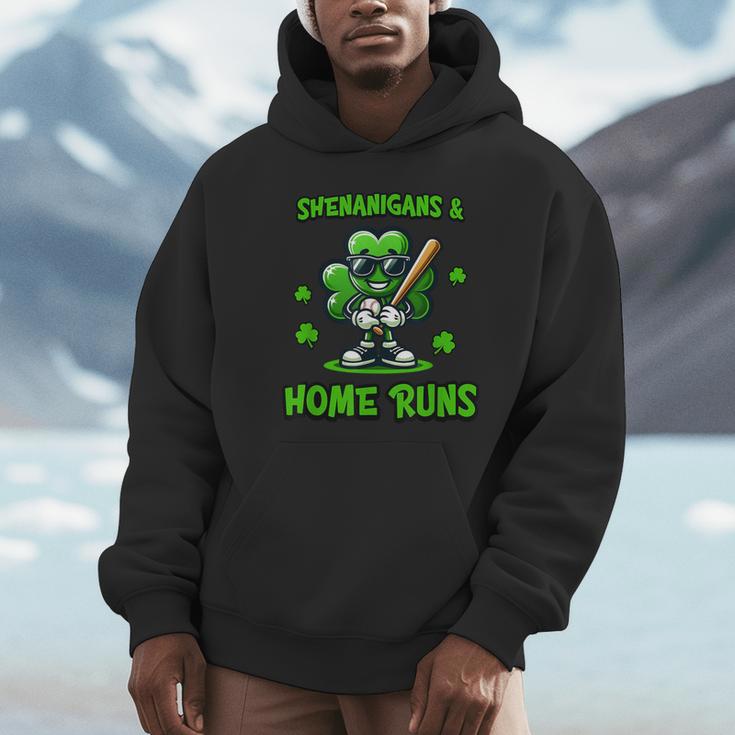 Baseball St Patrick's Day Irish Shamrock Trendy Unisex Hoodie