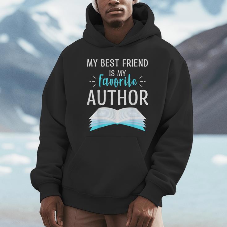 My Best Friend Is My Favorite Author Proud Book Journalist Unisex Hoodie