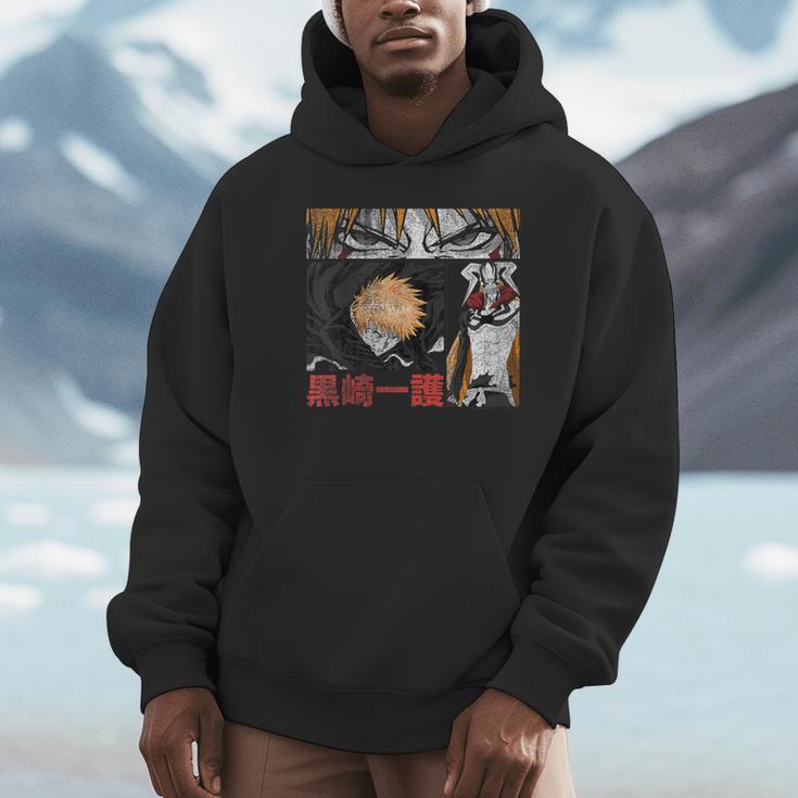 Bleach Graphic Ichigo Comic Book Style Anime Unisex Hoodie Bleach Graphic Ichigo Comic Book Style Anime Unisex Hoodie