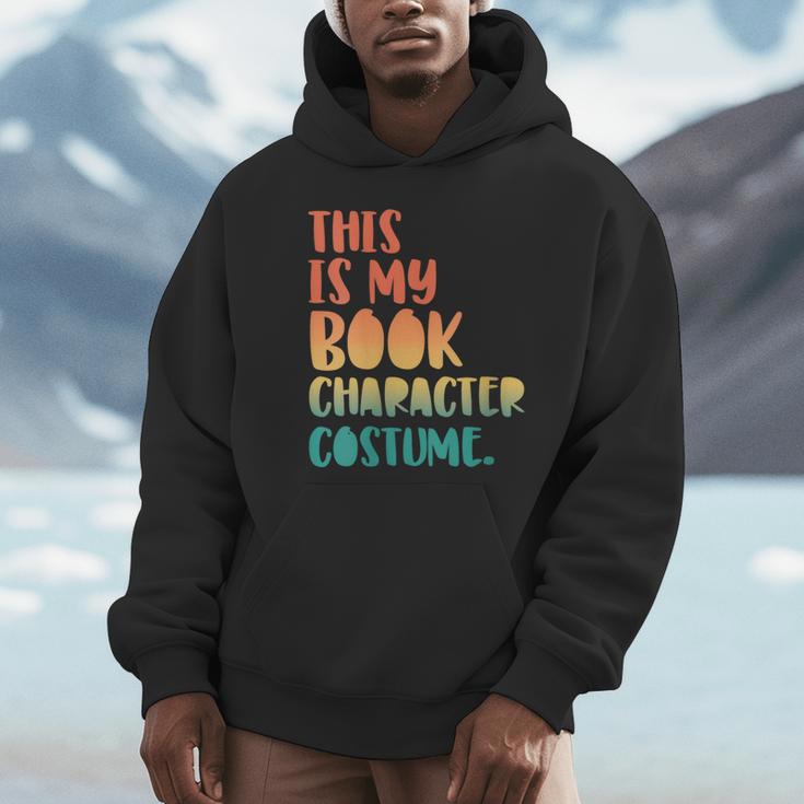 This Is My Book Character Costume Retro Halloween Unisex Hoodie This Is My Book Character Costume Retro Halloween Unisex Hoodie