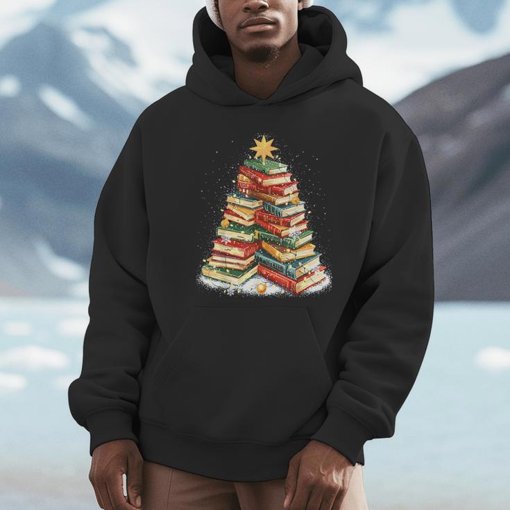 Book Christmas Tree Reading Unisex Hoodie
