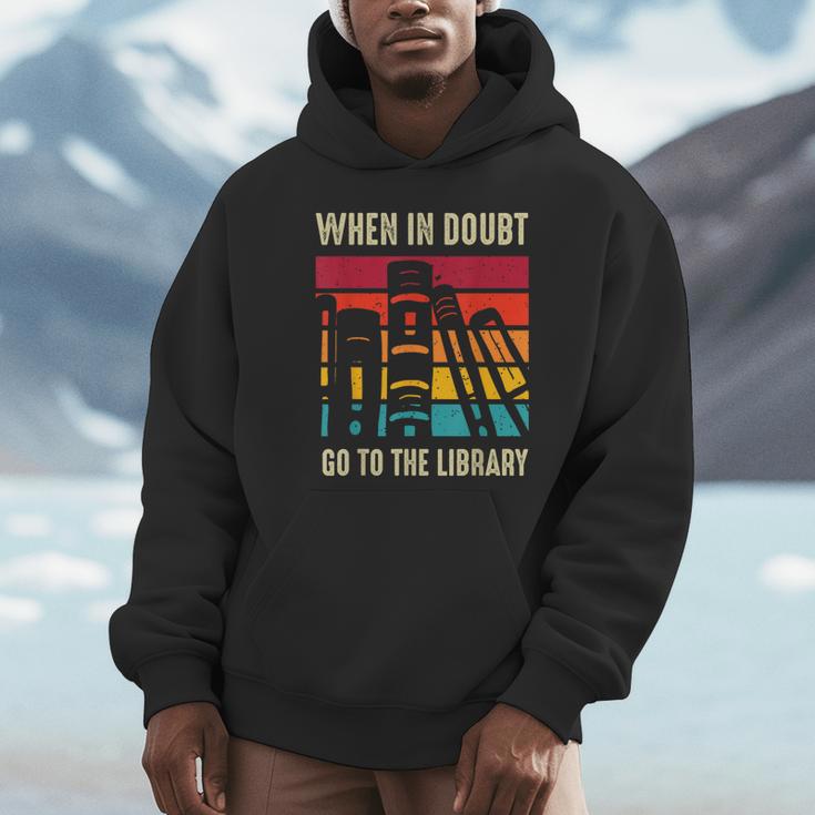 Book Lover When In Doubt Go To The Library Unisex Hoodie