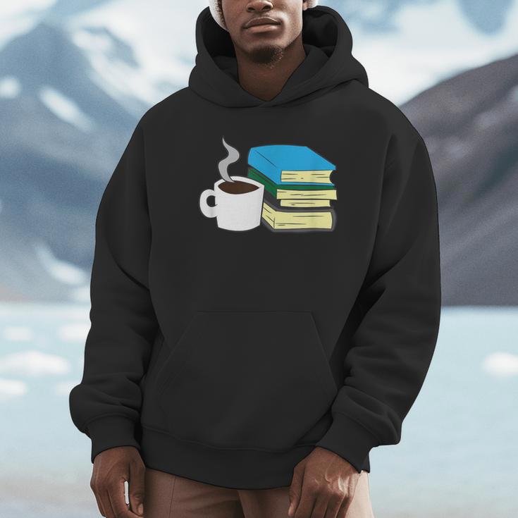 Book Reading And Coffee Books And Coffee Unisex Hoodie