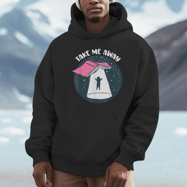 Book UFO Take Me Away Reader Bookaholic Love Books Unisex Hoodie Book UFO Take Me Away Reader Bookaholic Love Books Unisex Hoodie
