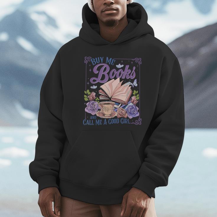Buy Me Books And Call Me A Good Girl Book Clubs Coffee Lover Unisex Hoodie
