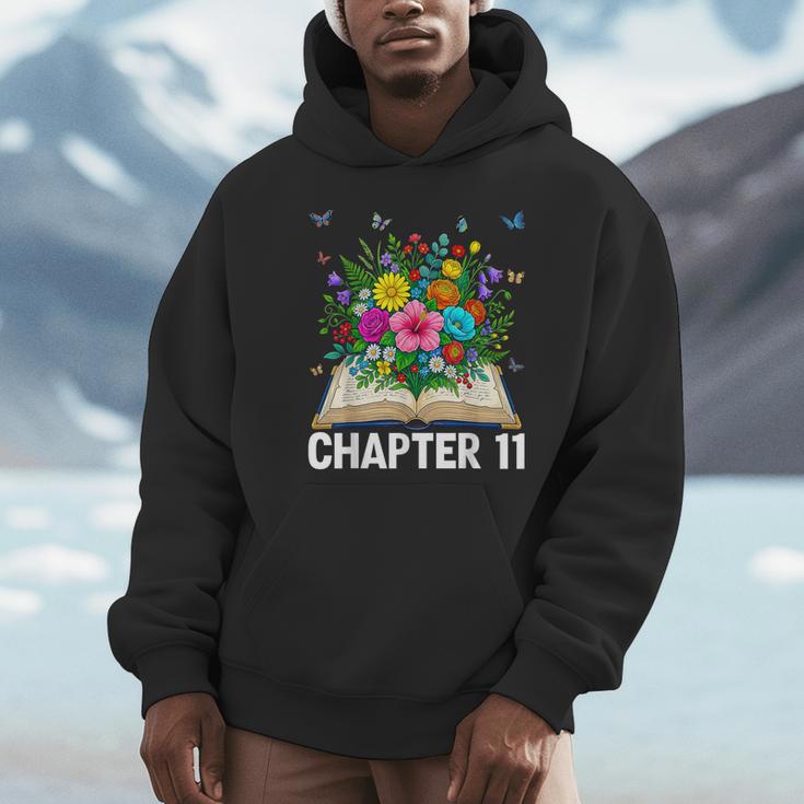 Chapter 11th Birthday Bookworm 11 Years Old For Book Loves Unisex Hoodie