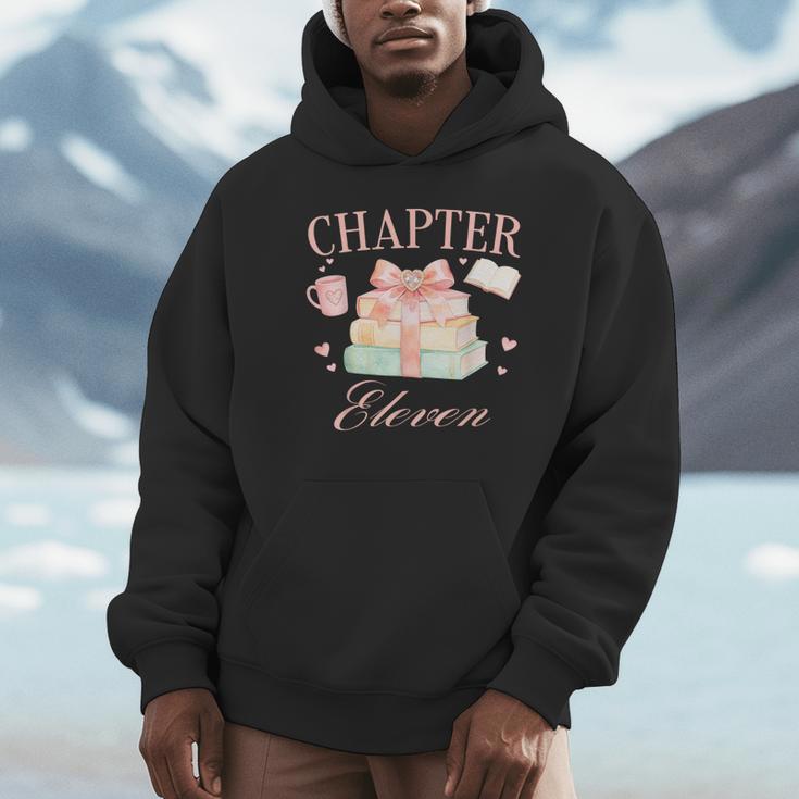 Chapter 11th Birthday Bookworm 11 Years Old Cute Book Loves Unisex Hoodie Chapter 11th Birthday Bookworm 11 Years Old Cute Book Loves Unisex Hoodie