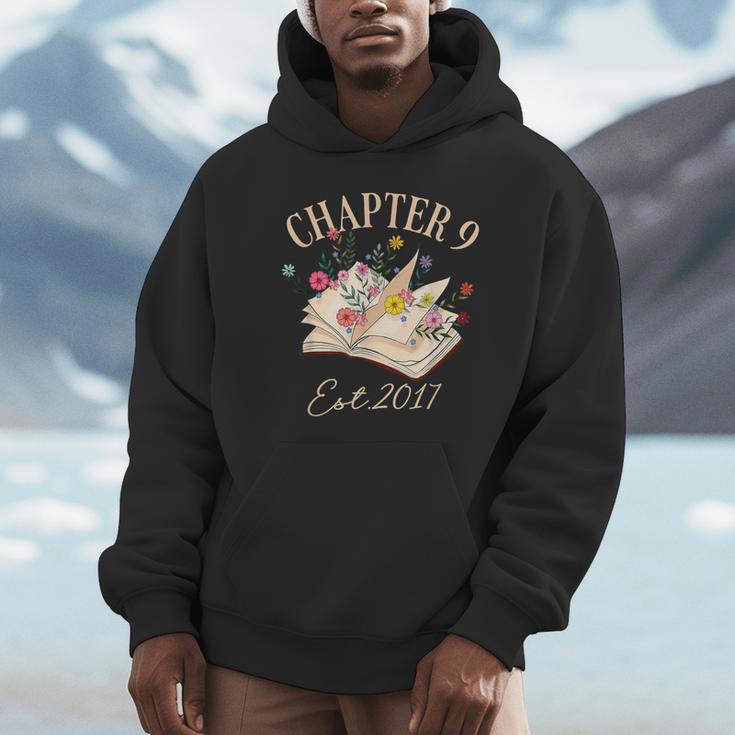 Chapter 9 Years Old For Book Lover 9th Birthday Bookworm Unisex Hoodie Chapter 9 Years Old For Book Lover 9th Birthday Bookworm Unisex Hoodie