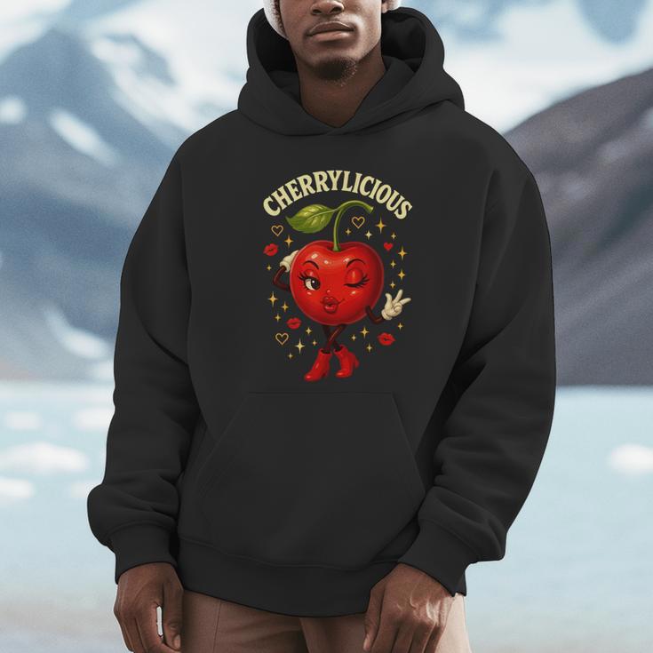 Cherrylicious キュート チェリー さくらんぼ おもしろフルーツ パーカー