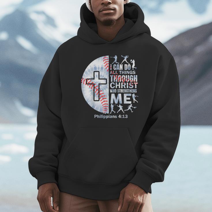 Christian Baseball Men Boy Player Team Religious Philippians Unisex Hoodie Christian Baseball Men Boy Player Team Religious Philippians Unisex Hoodie