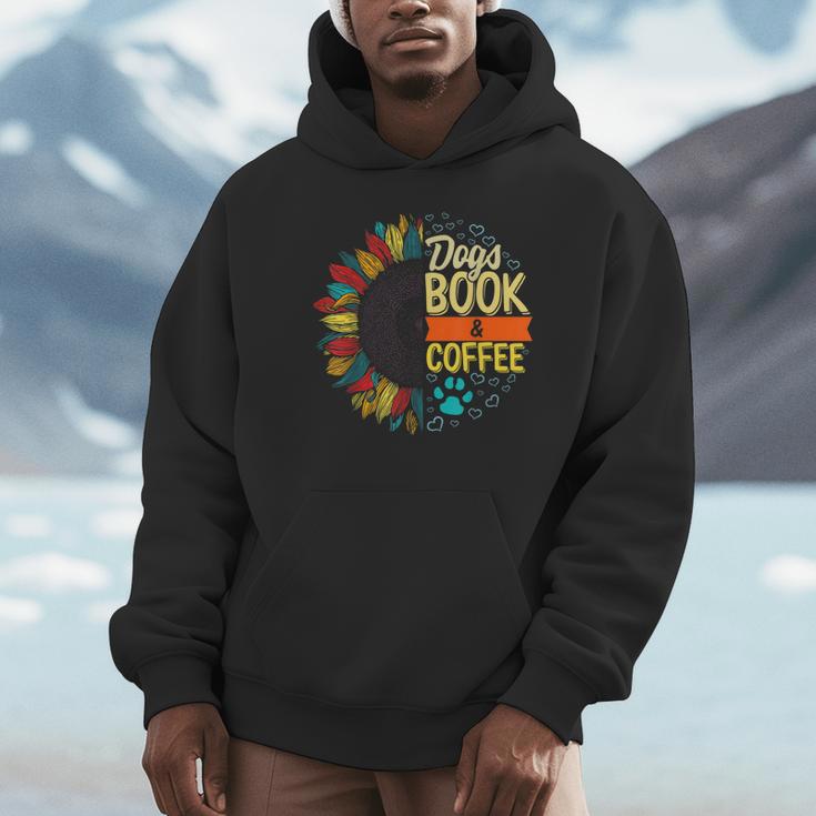 Coffee Books Dogs Lover Weekend Book Dog Mom Coffee Addict Men Women Kids Unisex Hoodie
