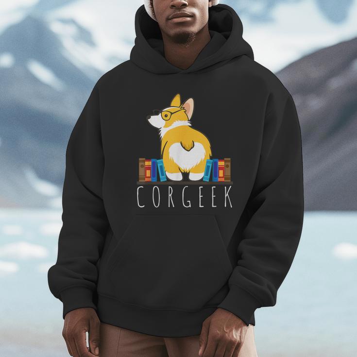 Corgi Corgeek Book Nerd Geek Dog Shirt T-Shirt Unisex Hoodie Corgi Corgeek Book Nerd Geek Dog Shirt T-Shirt Unisex Hoodie