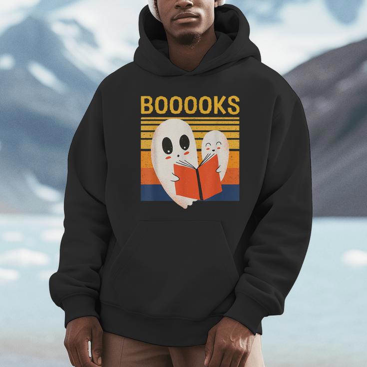 Cute Ghost Book Reading Halloween Teacher Puns Booooks For Men Women Kids Unisex Hoodie Cute Ghost Book Reading Halloween Teacher Puns Booooks For Men Women Kids Unisex Hoodie