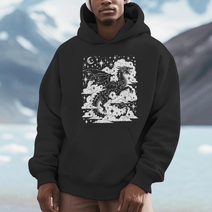 Dark Academia Fantasy Dragon Book Lover Bookish Goblincore Unisex Hoodie