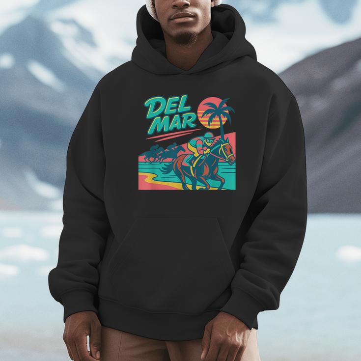 Del Mar 競馬 サラブレッドサンタアニタ競馬選手 パーカー