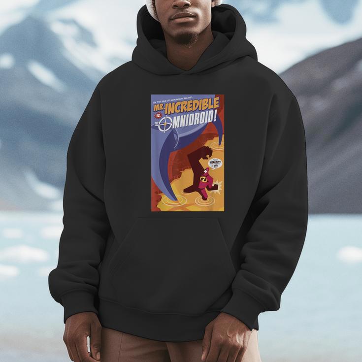 Disney Pixar The Incredibles Omnidroid Comic Book Cover Unisex Hoodie