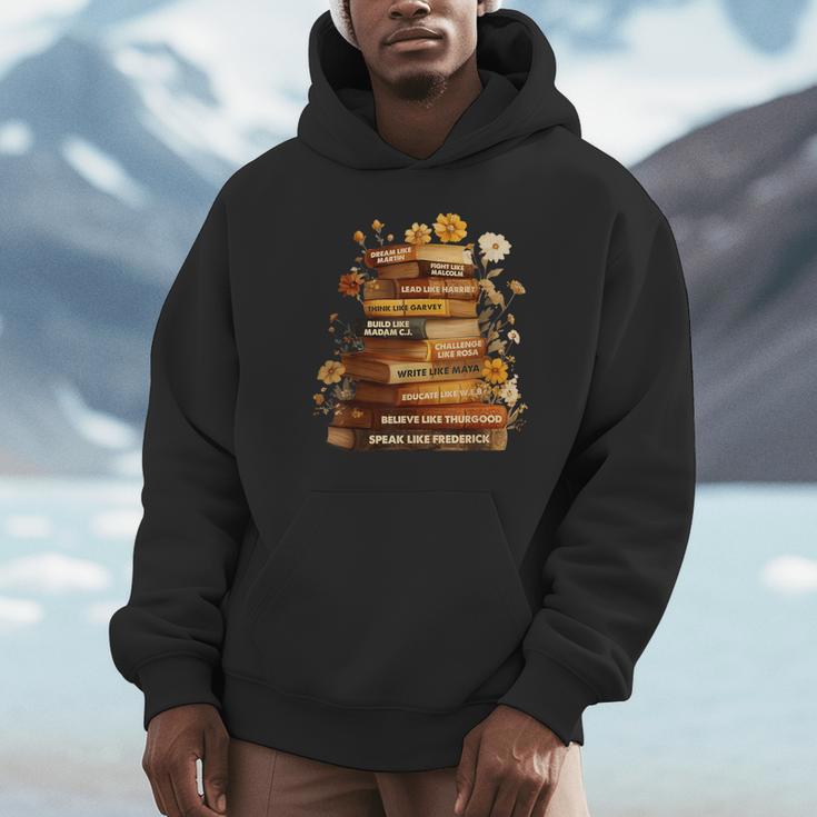 Dream Like Martin Floral Book History Month Women Men Unisex Hoodie Dream Like Martin Floral Book History Month Women Men Unisex Hoodie