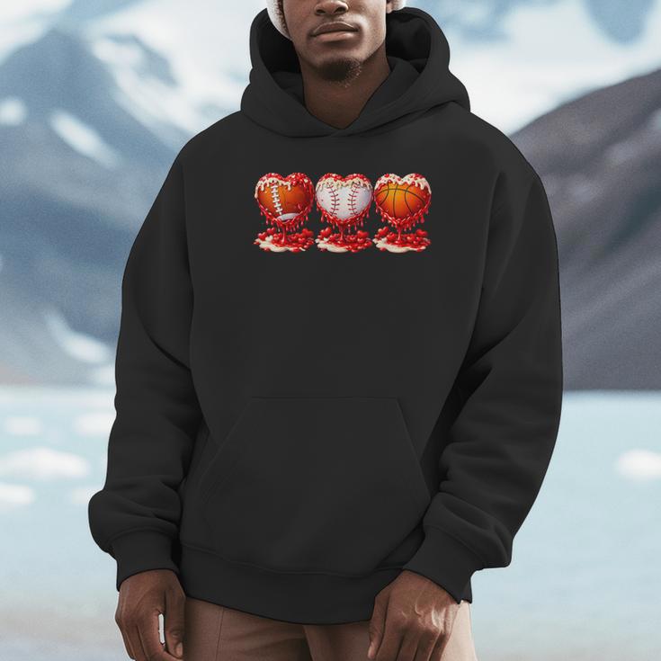 Drip Valentines Day Basketball Baseball Football Boy Men Kid Unisex Hoodie Drip Valentines Day Basketball Baseball Football Boy Men Kid Unisex Hoodie