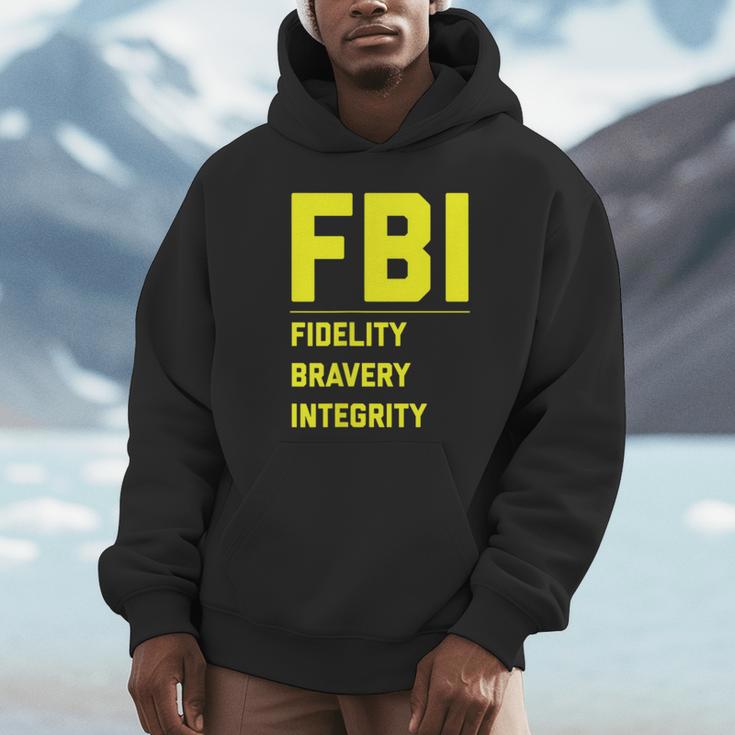 Fbi Motto 「Fidelity Bravery Integrity」 法執行機関 パーカー