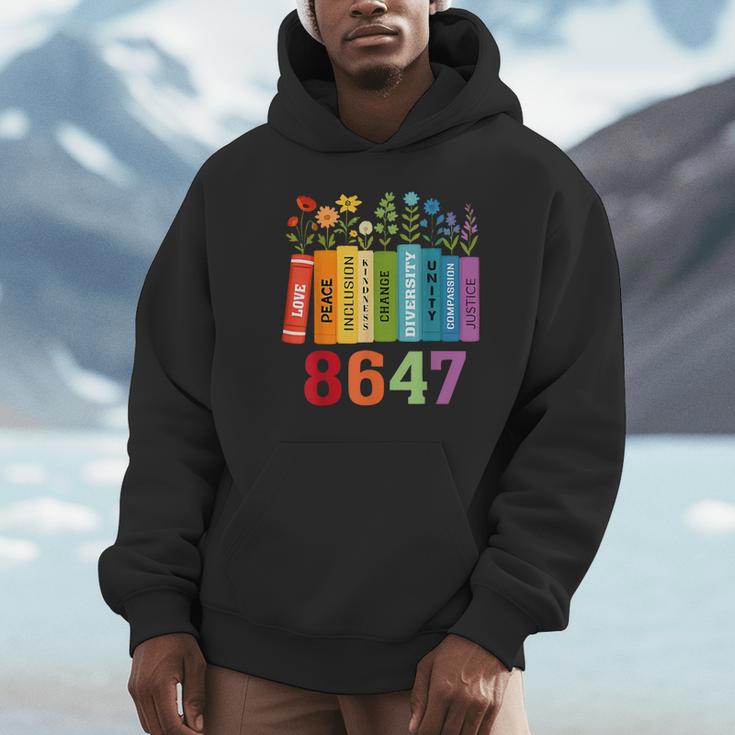 Floral Foxglove Daisy Tulip 8647 Books Lover Blooming Flower Unisex Hoodie