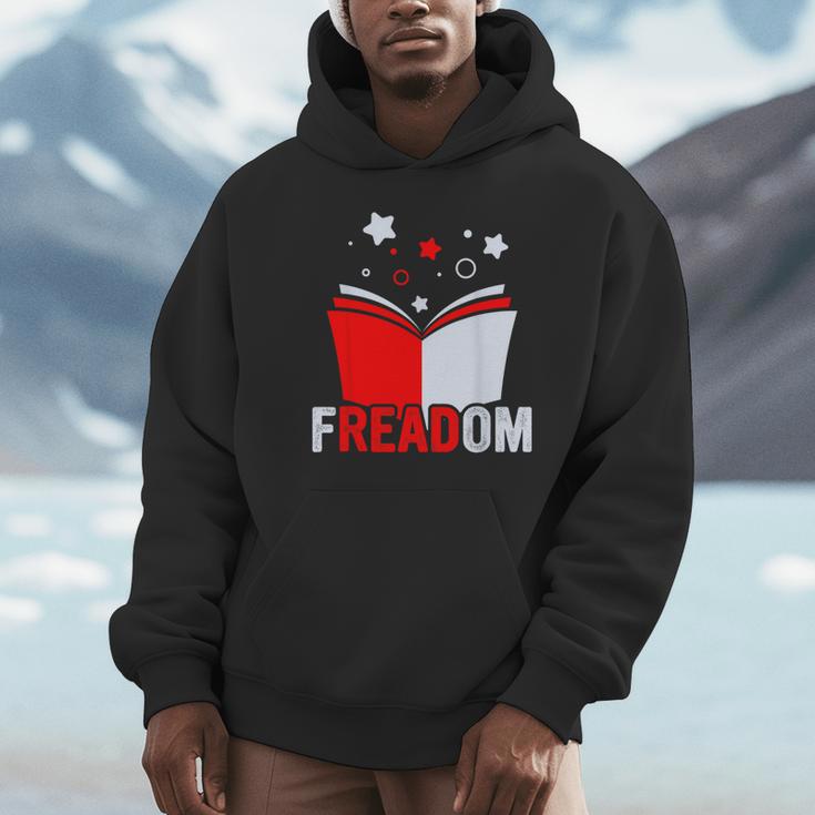 Freadom I Read Banned Books Banned Books Week Librarian Unisex Hoodie