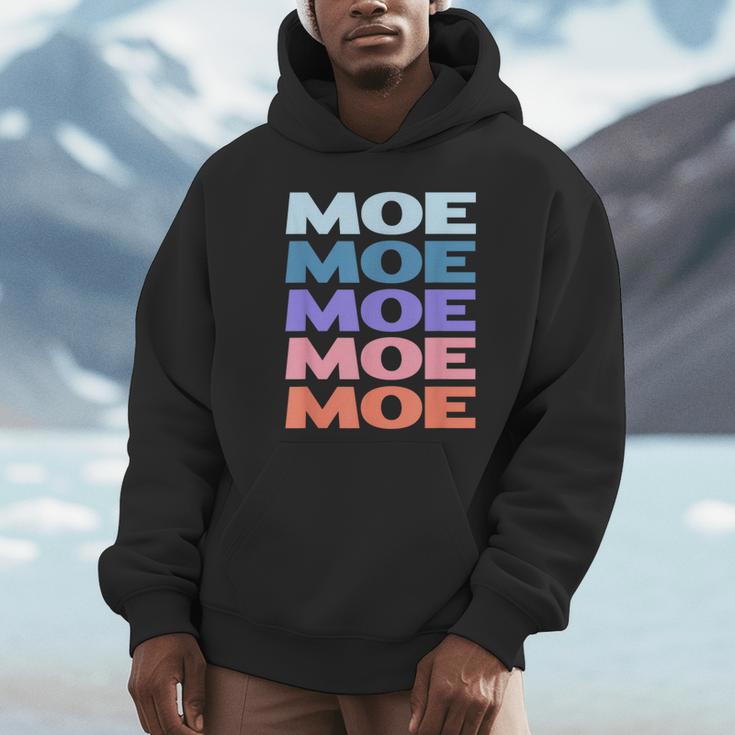 Modern Repeated Text Moe パーカー