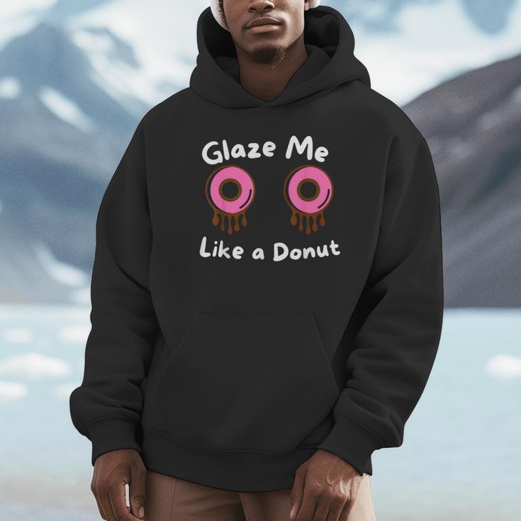 Glaze Me Like A Donut assy Dirty Jokes About Doonut。 パーカー