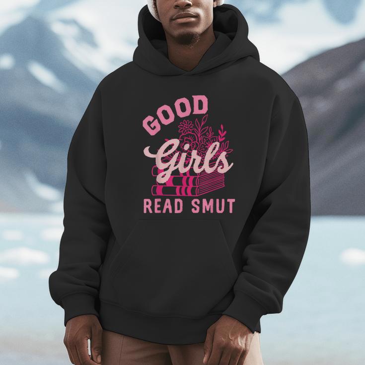 Good Girls Read Dirty Books Smutt Book Lover Women Spicy Unisex Hoodie