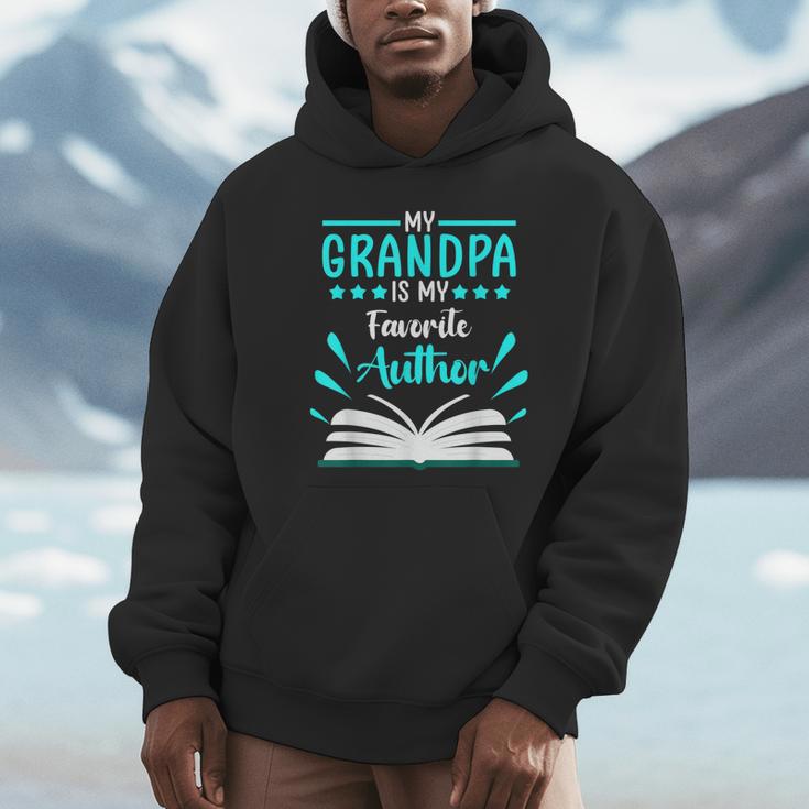 My Grandpa Is My Favorite Author Write Book Unisex Hoodie My Grandpa Is My Favorite Author Write Book Unisex Hoodie