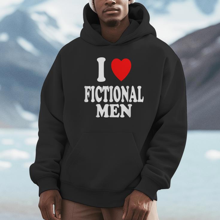 I Heart Love Fictional Men Book Movies Literature Reading Unisex Hoodie