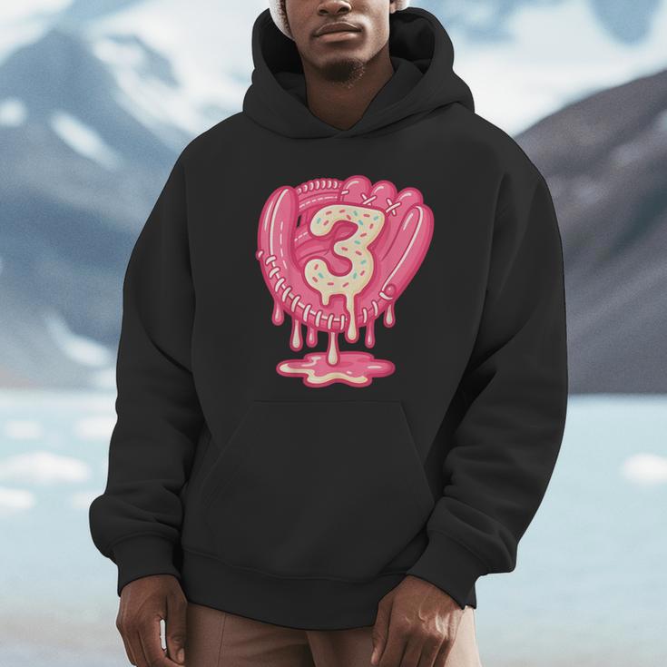 Ice Cream Baseball Glove 3rd Birthday Edition Unisex Hoodie Ice Cream Baseball Glove 3rd Birthday Edition Unisex Hoodie