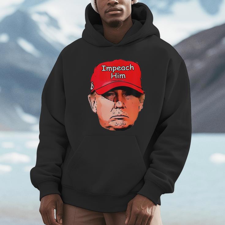 Impeach Trumptupid レッドキャップ ジョーク 民主党員 Usa 弾丸 パーカー