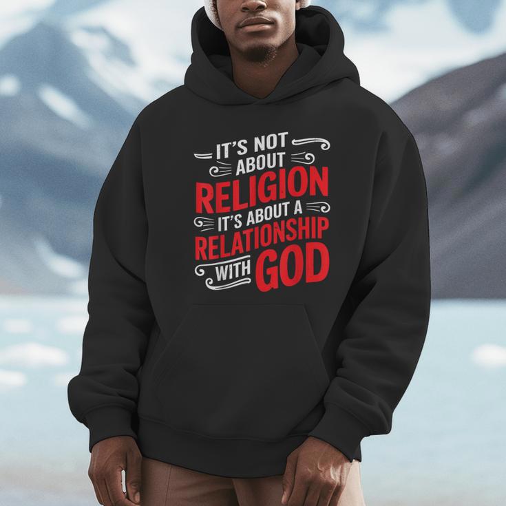 It's A Relationship With God Not Religion パーカー