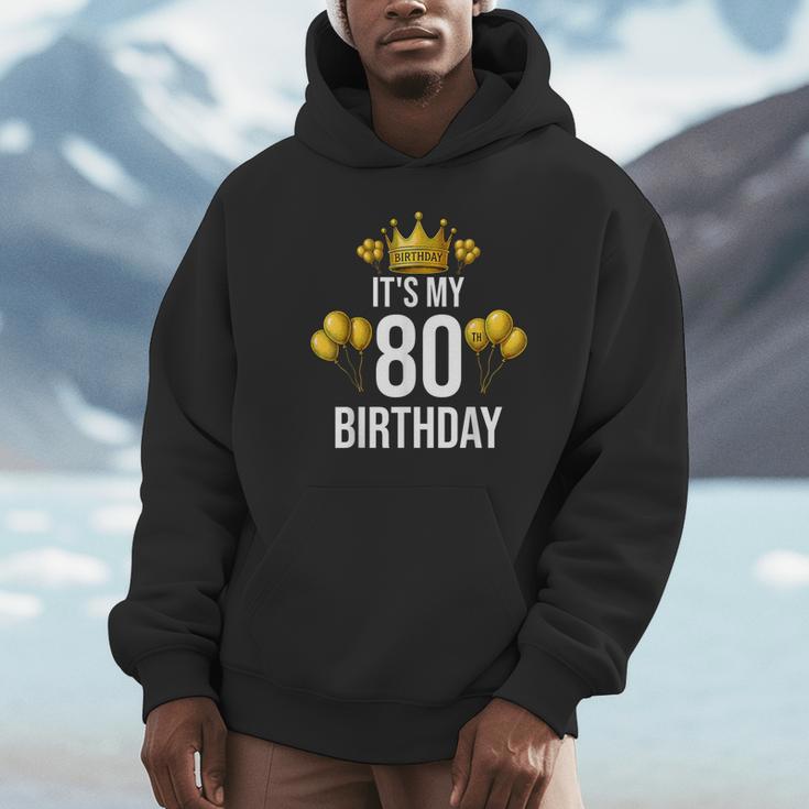 It's My 80Th Birthday Party 80歳 誕生日 メンズ レディース パーカー