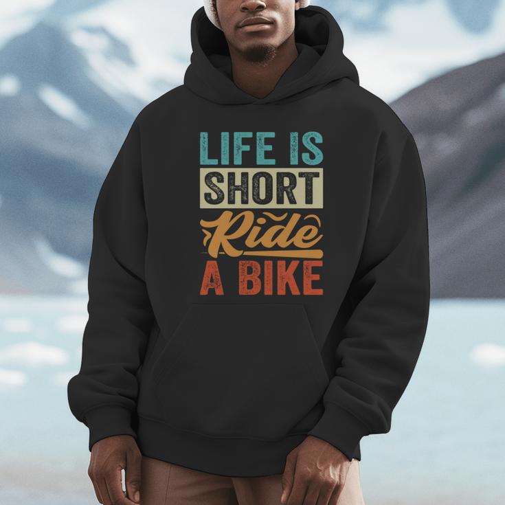 Life Ishort Ride A Bike Motorcycle Rider 長袖tシャツ パーカー