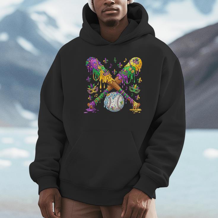 Mardi Gras Baseball Drip Shirt Cool Dripping Baseball Drip Unisex Hoodie Mardi Gras Baseball Drip Shirt Cool Dripping Baseball Drip Unisex Hoodie