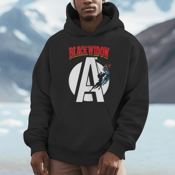 Marvel Avengers Retro Widow Comic Book Unisex Hoodie