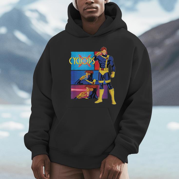 Marvel X-Men '97 Vintage Classic Cyclops Comic Book Panels Unisex Hoodie