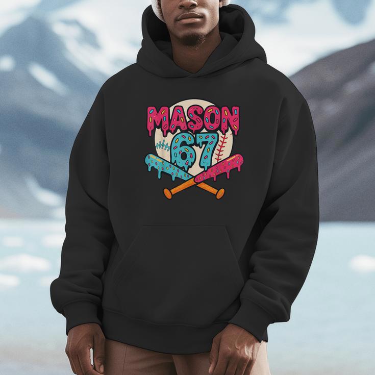 Mason 67 Ice Cream Drip Baseball Meme Graphics Unisex Hoodie