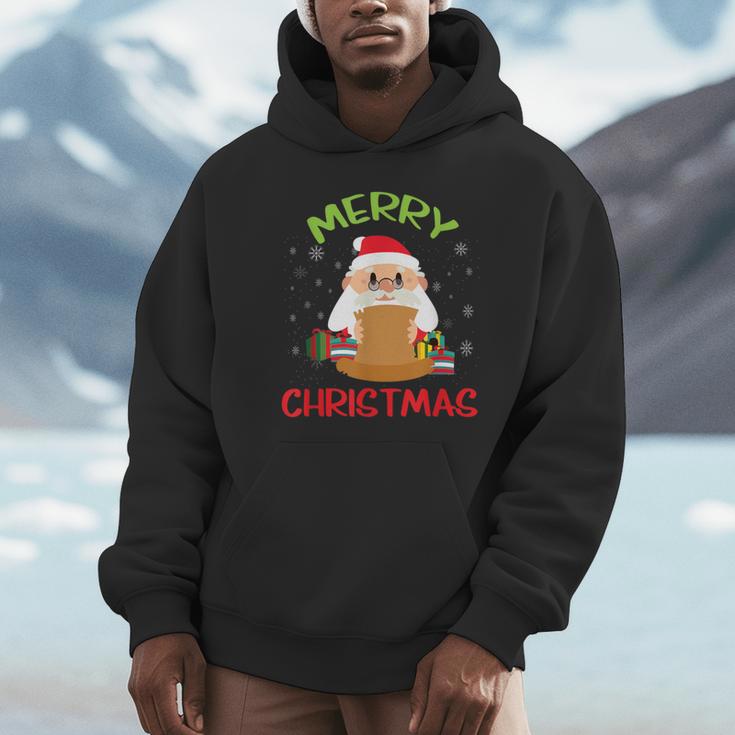 Merry Christmas Book Reading Santa Claus Xmas Book Reader Unisex Hoodie Merry Christmas Book Reading Santa Claus Xmas Book Reader Unisex Hoodie