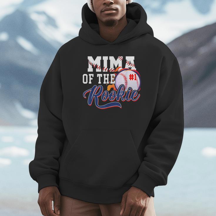 Mima Rookie Of Year 1st Birthday Baseball Theme Matching Unisex Hoodie