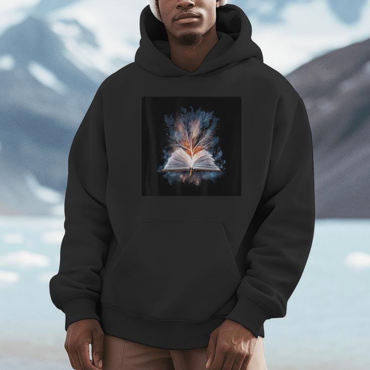 Motif With Magical Magic Book Unisex Hoodie Motif With Magical Magic Book Unisex Hoodie